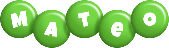 Mateo candy-green logo