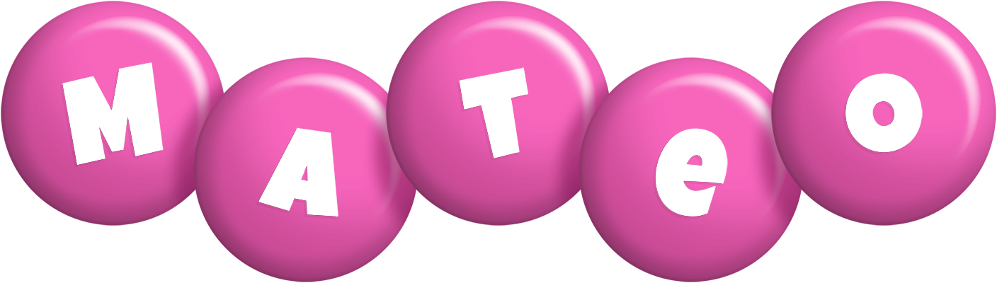 Mateo candy-pink logo