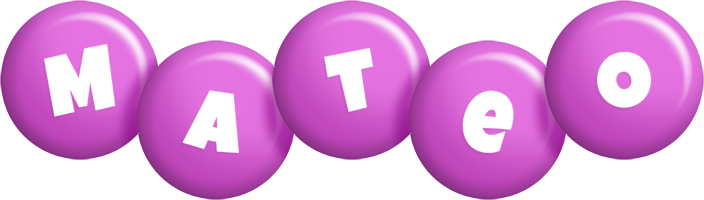Mateo candy-purple logo