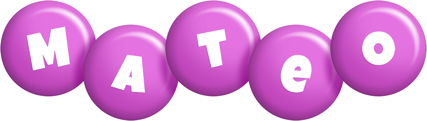 Mateo candy-purple logo