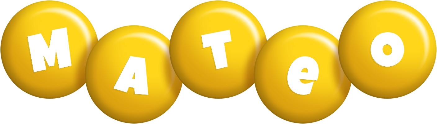 Mateo candy-yellow logo