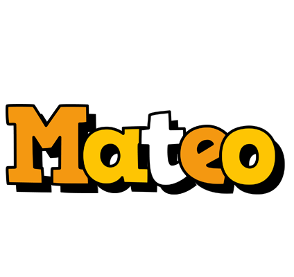 Mateo cartoon logo