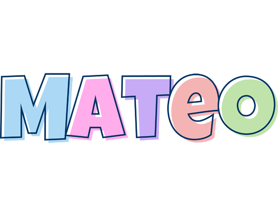 Mateo pastel logo