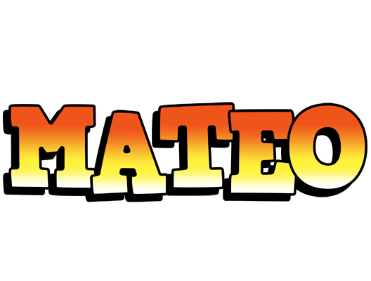 Mateo sunset logo