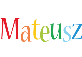 Mateusz birthday logo