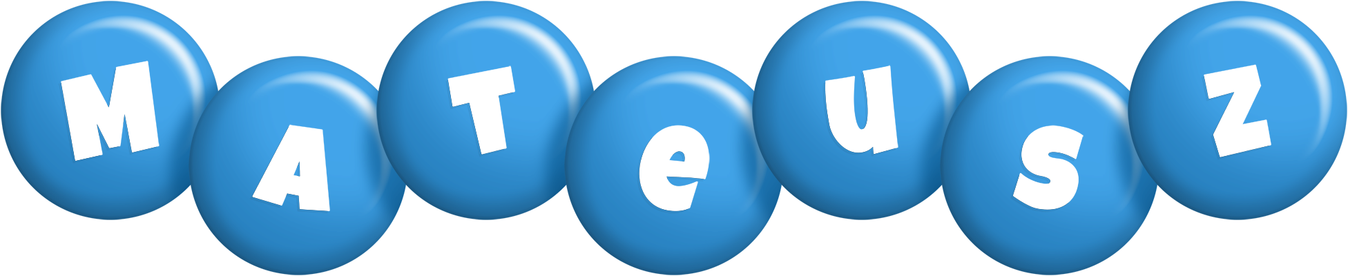 Mateusz candy-blue logo