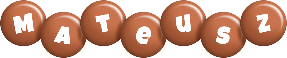 Mateusz candy-brown logo