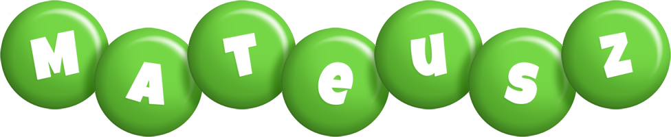 Mateusz candy-green logo