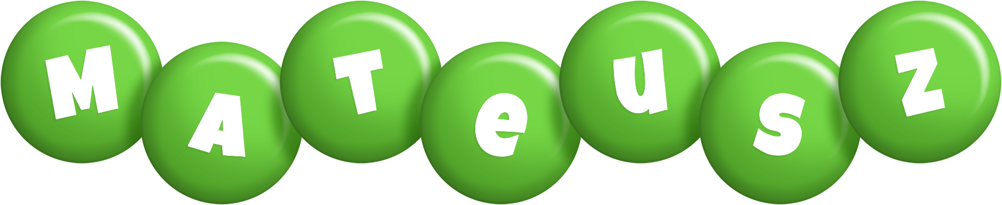 Mateusz candy-green logo