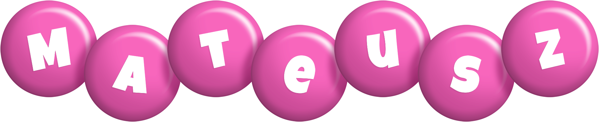 Mateusz candy-pink logo