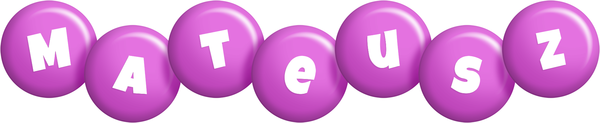 Mateusz candy-purple logo