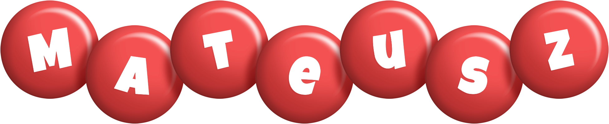 Mateusz candy-red logo