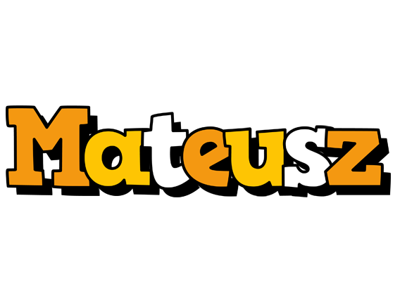 Mateusz cartoon logo