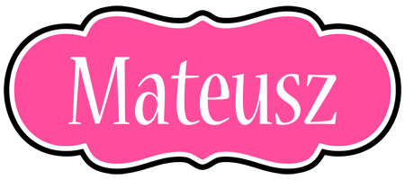 Mateusz invitation logo