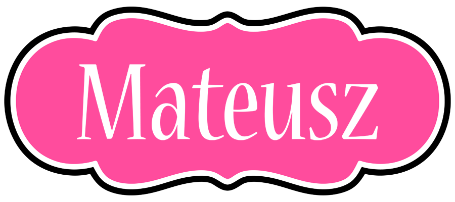 Mateusz invitation logo
