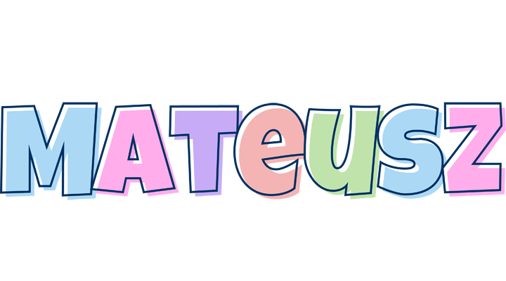 Mateusz pastel logo
