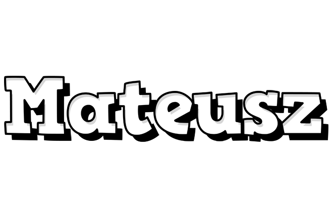 Mateusz snowing logo