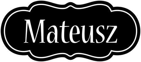 Mateusz welcome logo