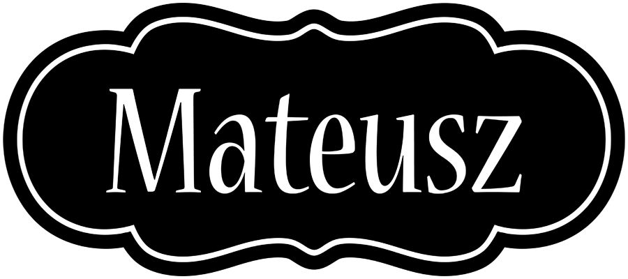 Mateusz welcome logo