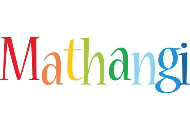Mathangi birthday logo