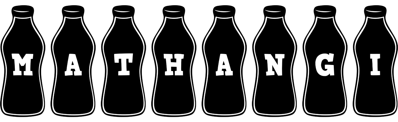 Mathangi bottle logo