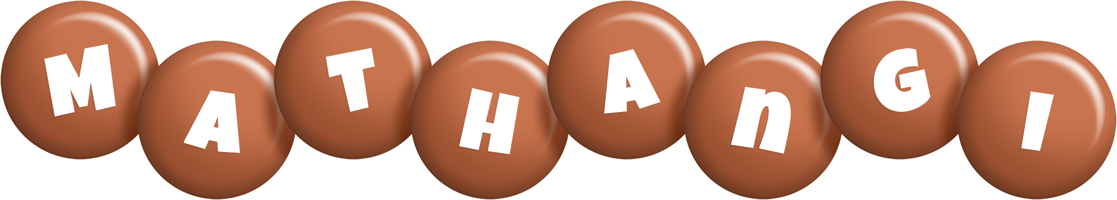 Mathangi candy-brown logo