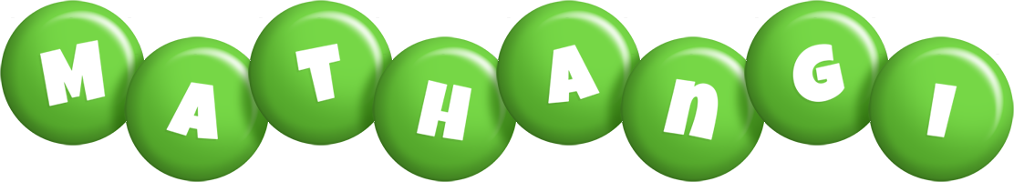 Mathangi candy-green logo