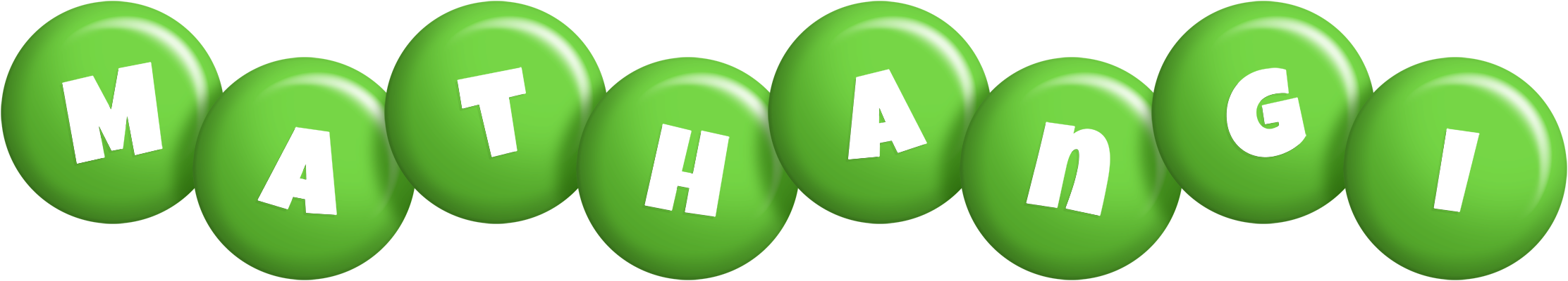 Mathangi candy-green logo