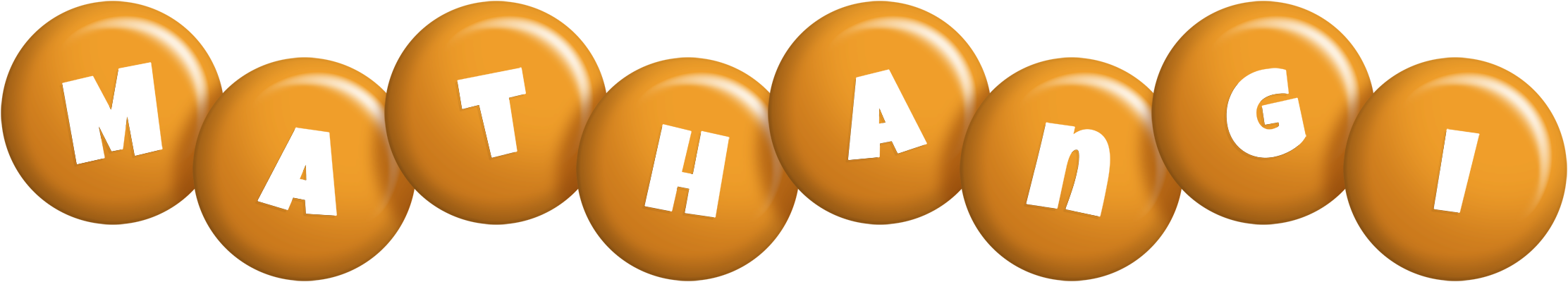 Mathangi candy-orange logo