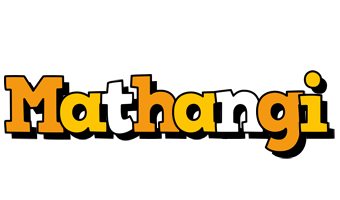 Mathangi cartoon logo