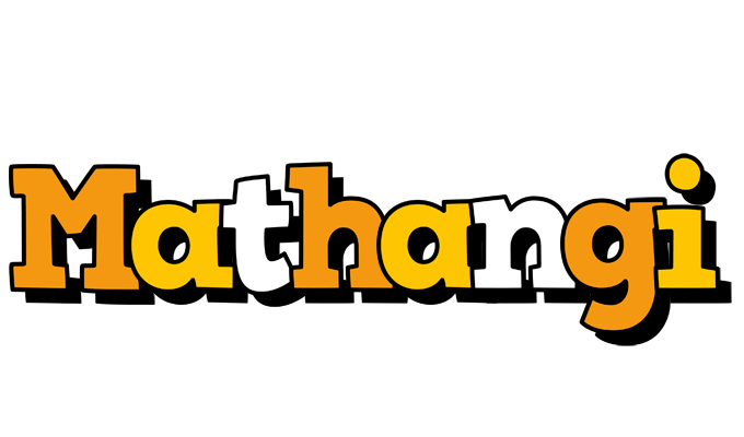 Mathangi cartoon logo