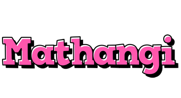 Mathangi girlish logo