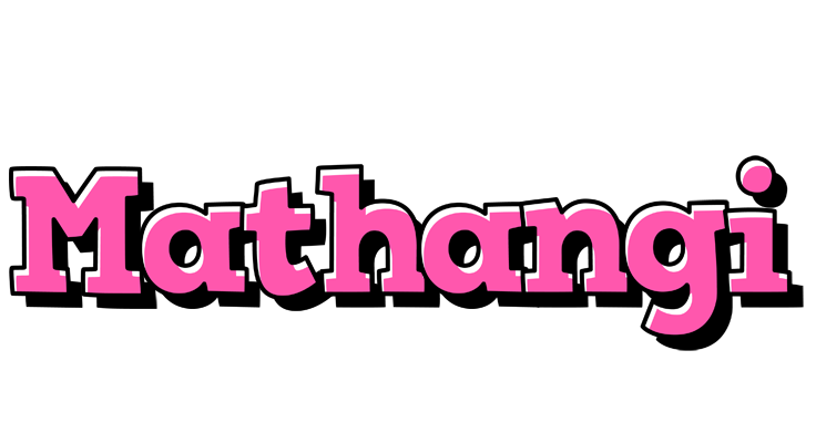Mathangi girlish logo