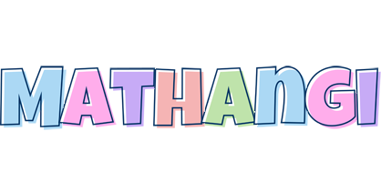 Mathangi pastel logo