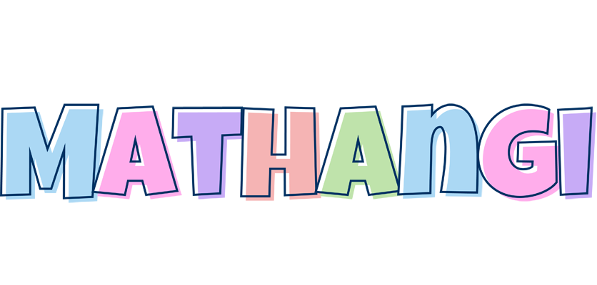 Mathangi pastel logo