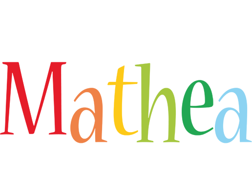 Mathea birthday logo
