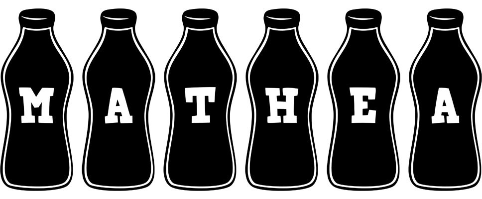 Mathea bottle logo