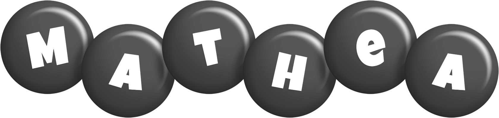 Mathea candy-black logo