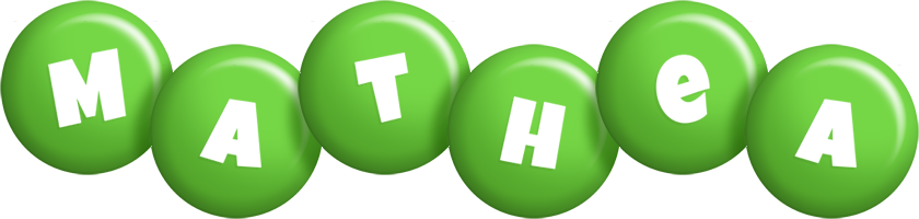 Mathea candy-green logo