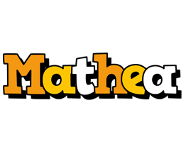 Mathea cartoon logo