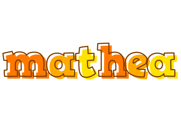 Mathea desert logo
