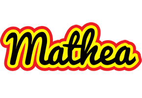 Mathea flaming logo