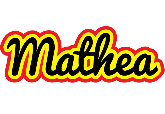 Mathea flaming logo