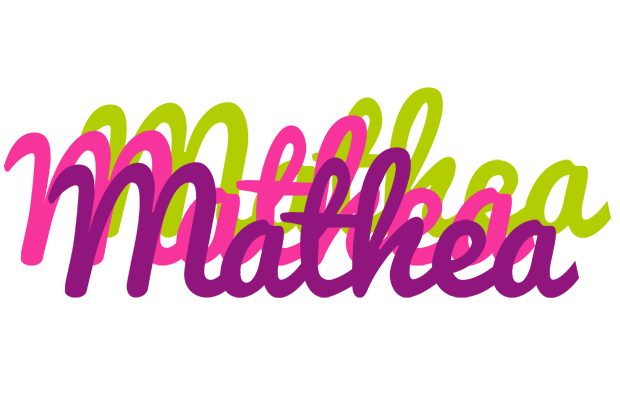 Mathea flowers logo