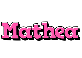 Mathea girlish logo