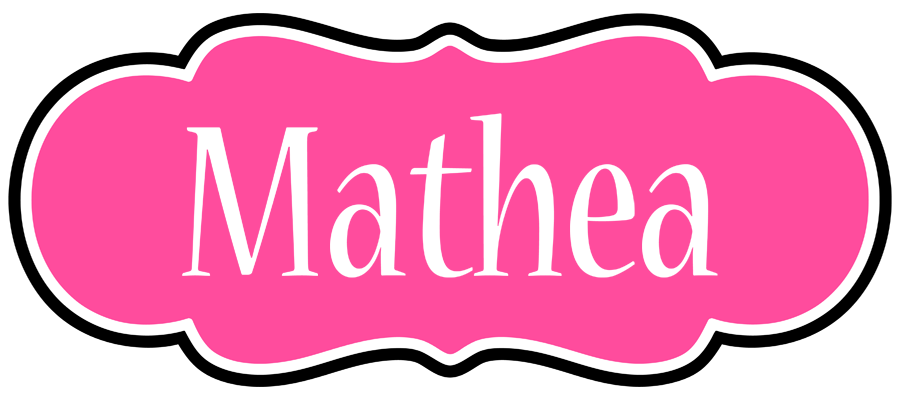 Mathea invitation logo