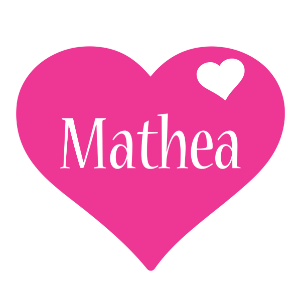 Mathea love-heart logo