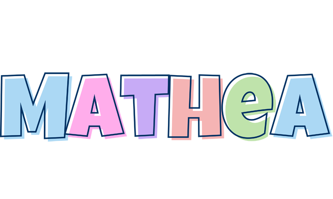 Mathea pastel logo