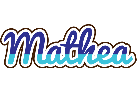 Mathea raining logo