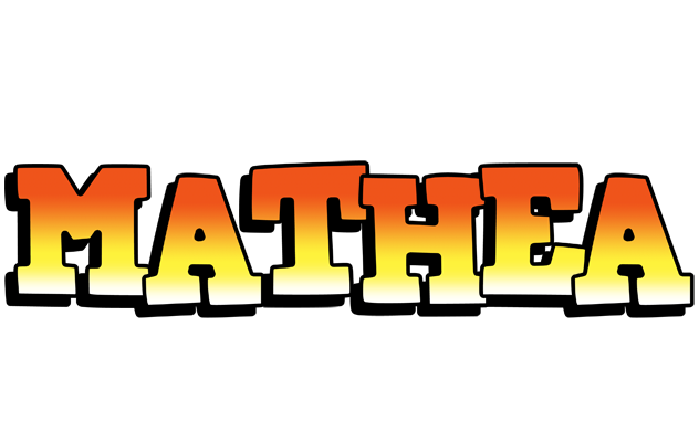 Mathea sunset logo